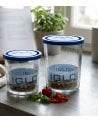 Tarro Igloo de Vidrio con Tapa de Plástico