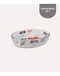 Fuente Oval de Cristal Quttin