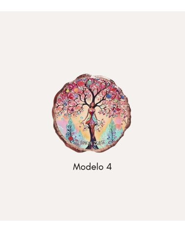 Posavaso de Arbol Redondo de Cerámica Dolomite con Base de Corcho
