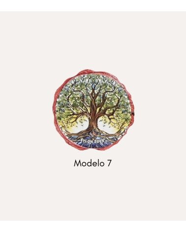Posavaso de Arbol Redondo de Cerámica Dolomite con Base de Corcho