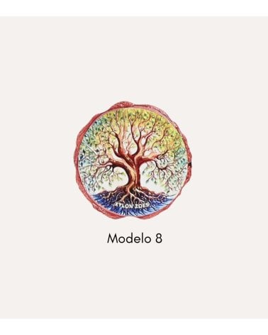 Posavaso de Arbol Redondo de Cerámica Dolomite con Base de Corcho