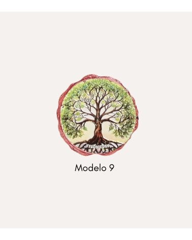Posavaso de Arbol Redondo de Cerámica Dolomite con Base de Corcho