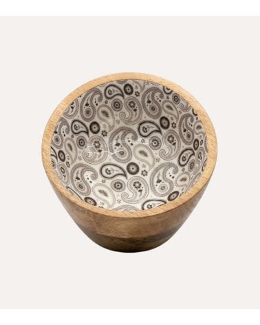 Bol Esmaltado de Madera de Mango