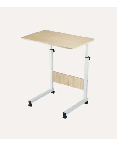 Mesa Auxiliar Ajustable de Madera y Metal
