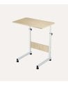 Mesa Auxiliar Ajustable de Madera y Metal