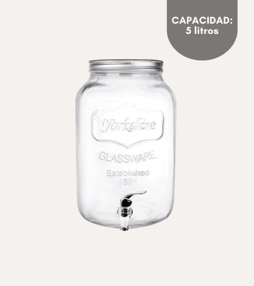 Dispensador de Grifo Volva de Cristal