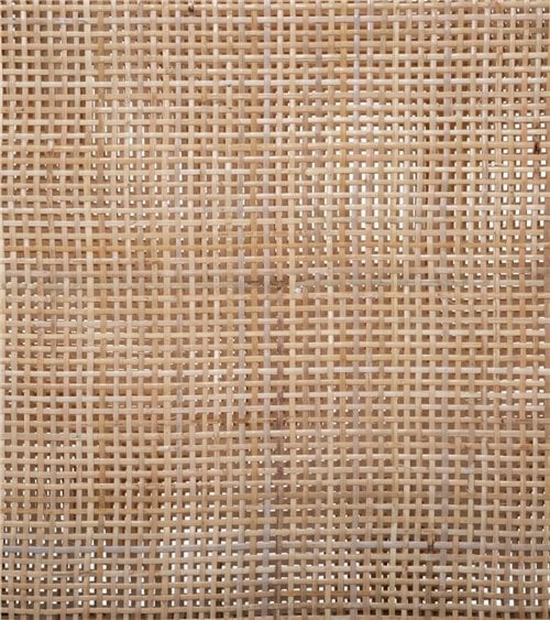 Biombo Plegable de Tres Hojas de Rejilla de Ratán