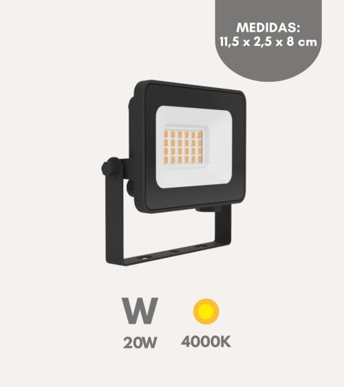 Proyector Led Risacca-E para Exterior de Aluminio y Cristal