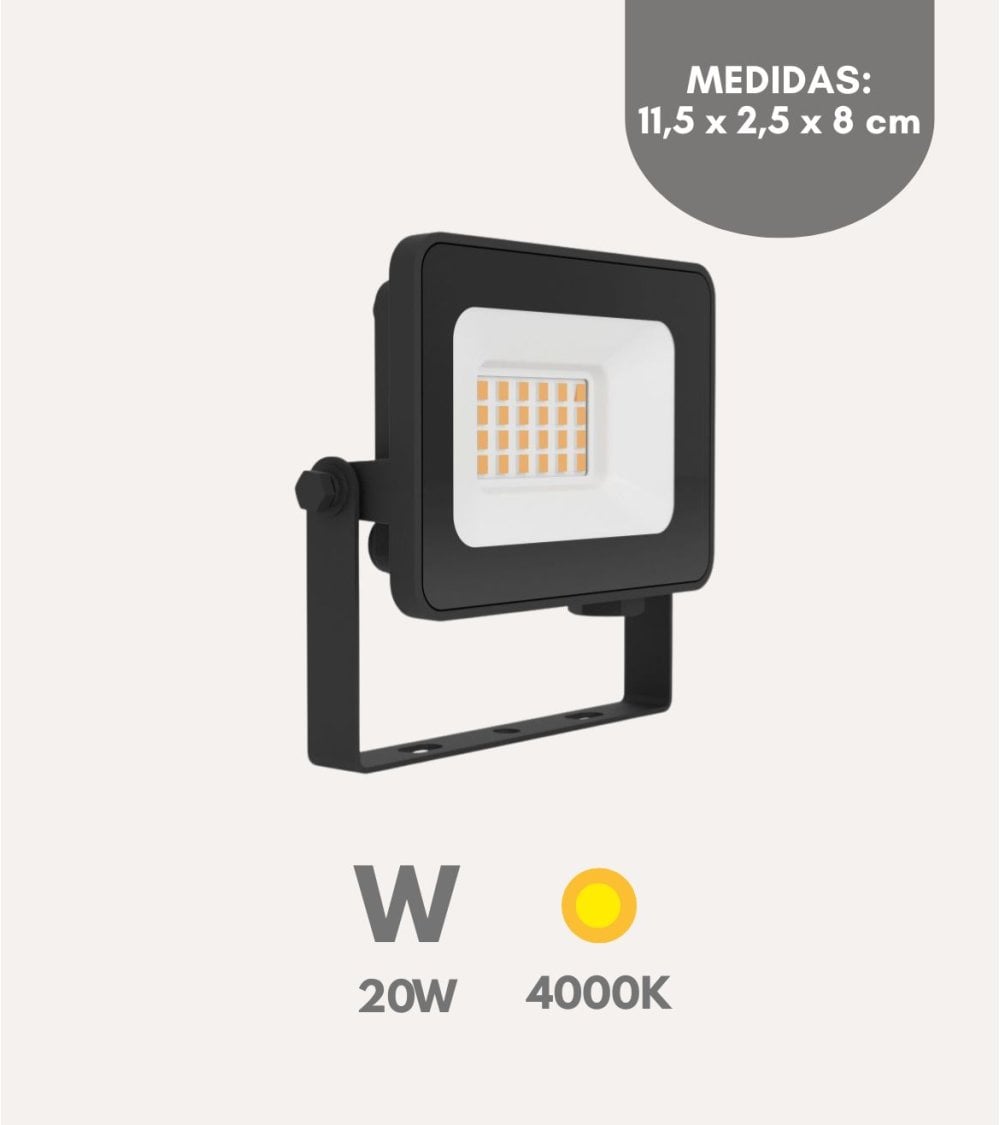 Proyector Led Risacca-E para Exterior de Aluminio y Cristal