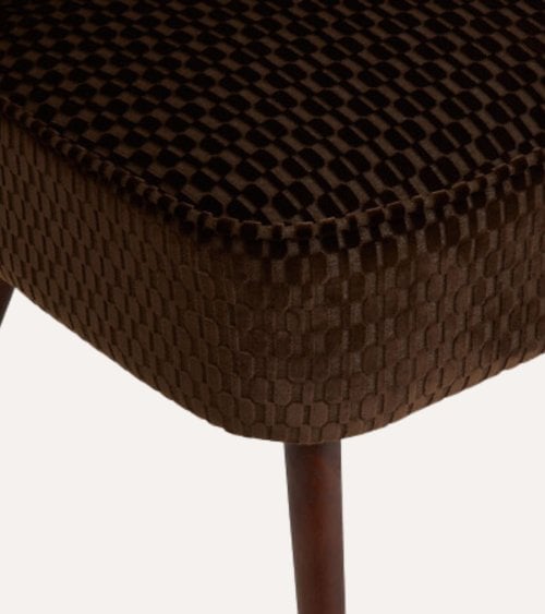 Sillón Chiara con Rectangulos de Terciopelo
