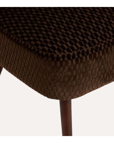 Sillón Chiara con Rectangulos de Terciopelo