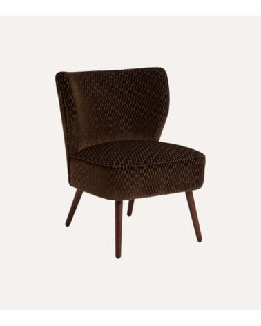 Sillón Chiara con Rectangulos de Terciopelo