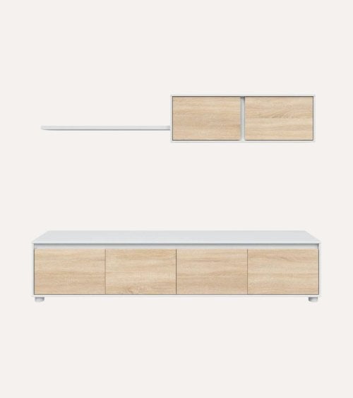 Composición de Salón Alida de Melamina de 3 Piezas