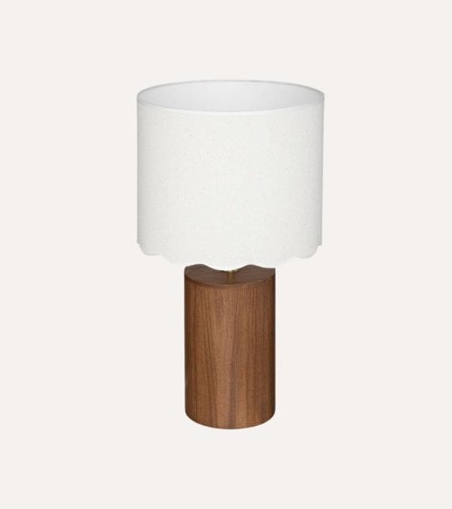 Lampara de Mesa Vania de Madera de Pino