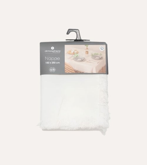 Mantel con Flecos Maha de Algodón