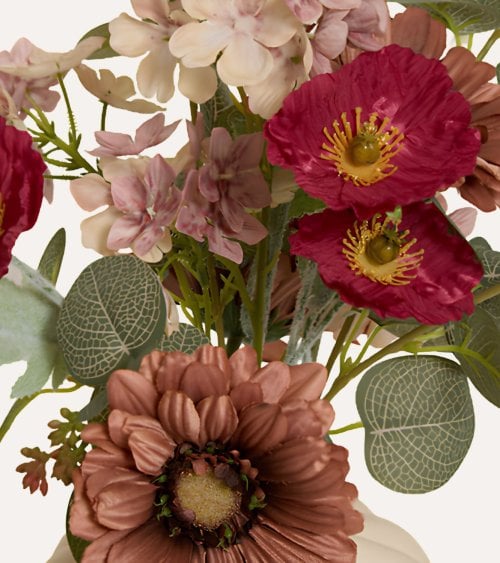 Planta Mona Decorativa de Gerberas con Jarrón