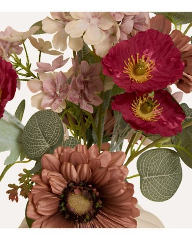 Planta Mona Decorativa de Gerberas con Jarrón