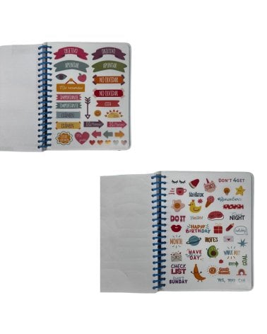 Agenda Escolar 2023-2024 con Pegatinas para Organizacion y Planificacion