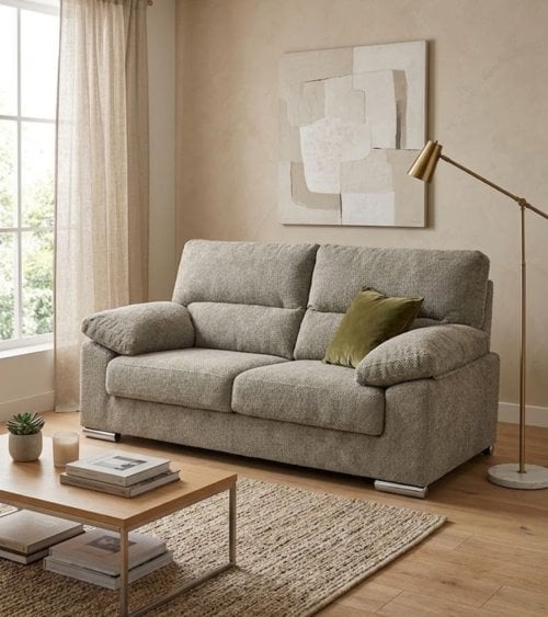 Sofa Turin de 3 Plazas Tavira de Madera de Pino
