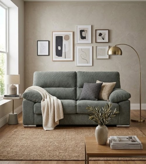 Sofa Turin de 3 Plazas Tavira de Madera de Pino