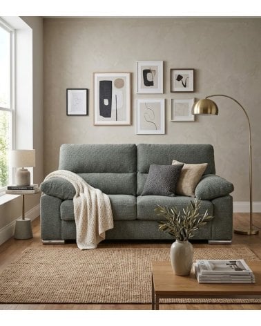Sofa Turin de 3 Plazas Tavira de Madera de Pino