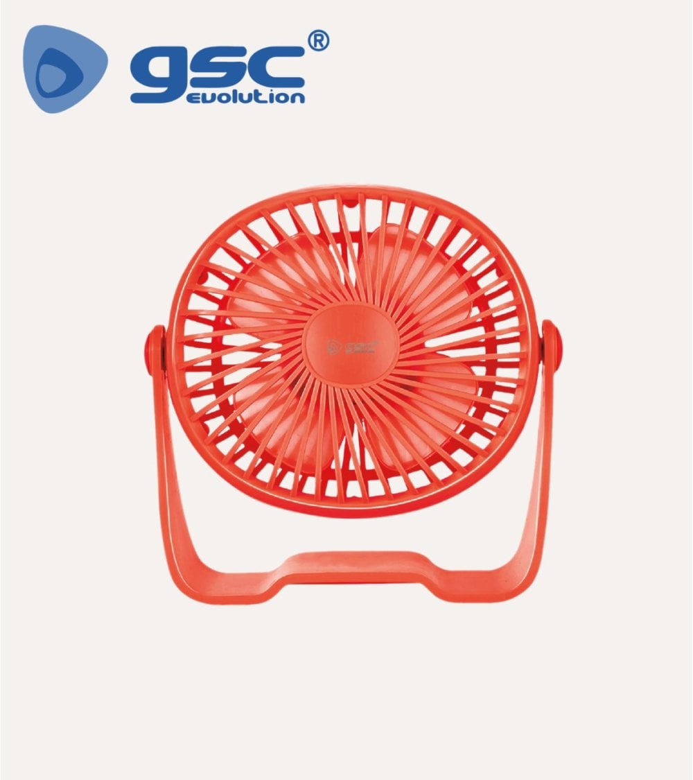Ventilador de Mesa USB con 4 Aspas y 2 Velocidades de Polipropileno