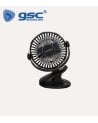 Ventilador de Mesa con Pinza Fune 3W de Plástico con 5 Aspas