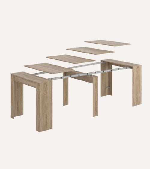 Mesa Multifunción Extensible con 5 Posiciones de Melamina