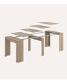 Mesa Multifunción Extensible con 5 Posiciones de Melamina