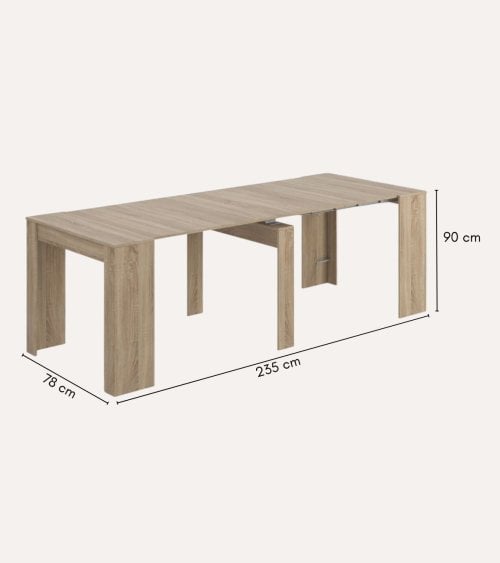 Mesa Multifunción Extensible con 5 Posiciones de Melamina