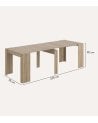Mesa Multifunción Extensible con 5 Posiciones de Melamina