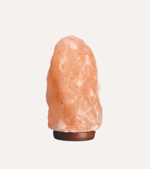 Lampara de Mesa de Sal del Himalaya Led