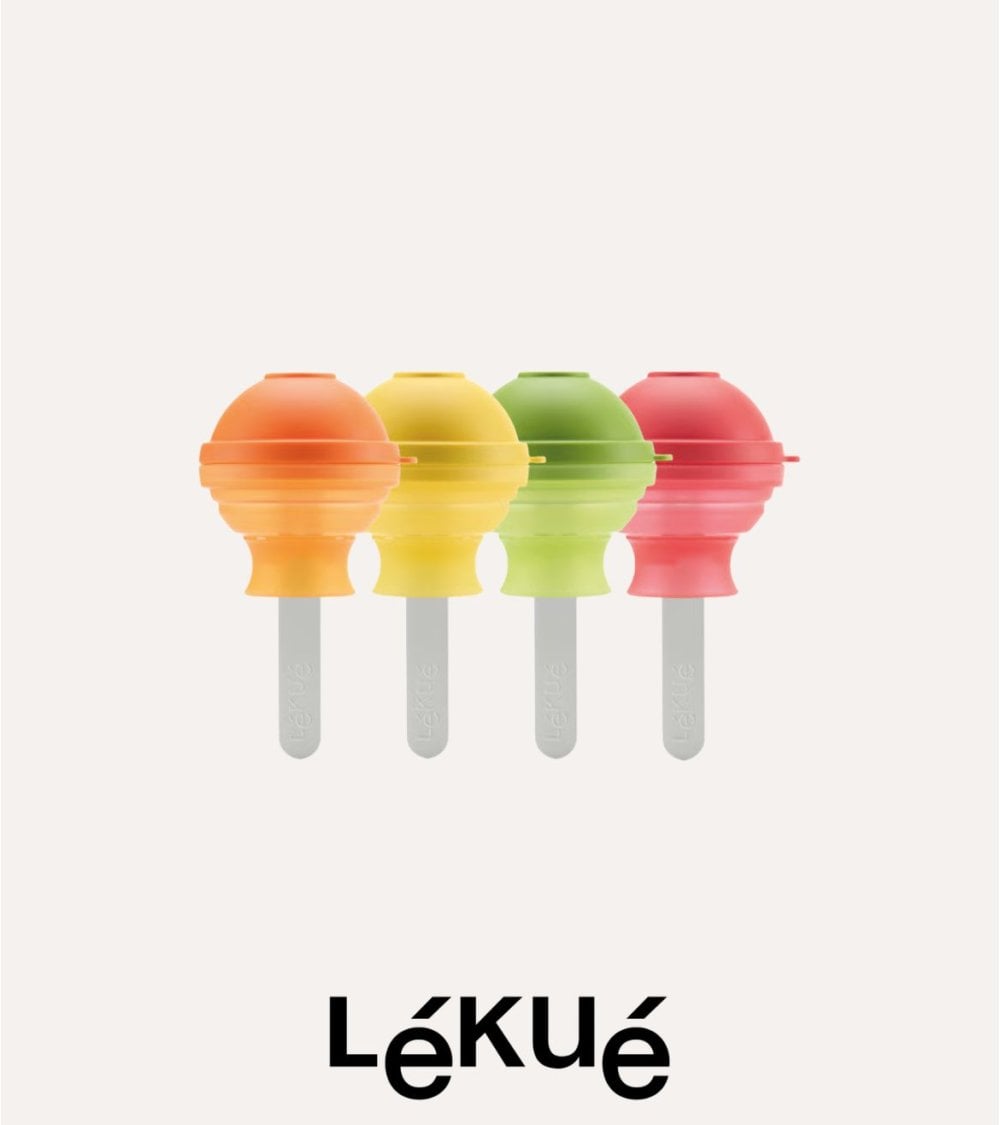 Set de 4 Moldes para Helados Lollipop