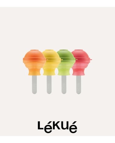 Set de 4 Moldes para Helados Lollipop
