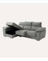 Sofá Chaise Longue Duna de 4 Plazas Sintra con Arcon de Madera de Pino