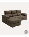 Sofá Chaise Longue Rever de 4 Plazas Kyoto de Madera de Pino