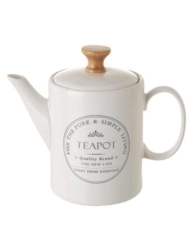 Tetera de cerámica para Hogar - Home Living Tea Pot