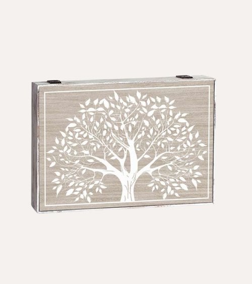 Cubrecontaodor Arbol de la Vida de Madera