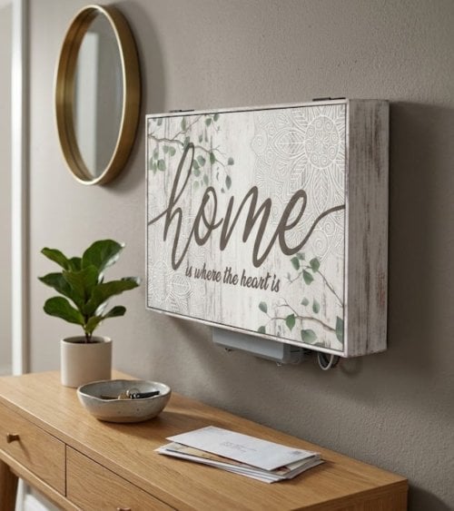 Cubrecontador Home con Hojas de Madera