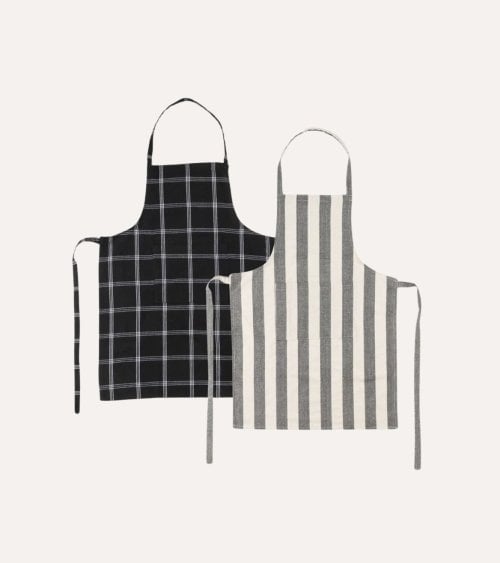 Delantal de Cocina a Rayas de Algodón