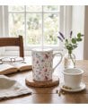 Set 3 Piezas para Té con Estampado de Mariposas