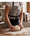Delantal de Cocina a Rayas con Bolsillo de Algodón