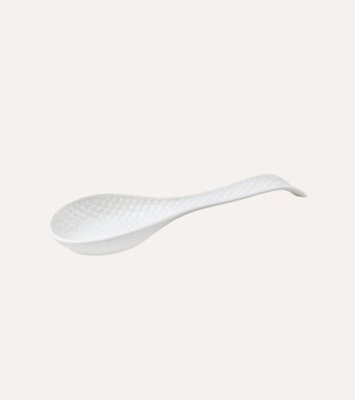 Reposacucharas con Rombos de Porcelana