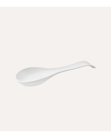Reposacucharas con Rombos de Porcelana
