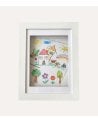 Marco para Guardar Pinturas Infantiles A4 de Madera y Corcho