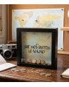 Hucha Marco de Ahorro para Viajes de Plástico