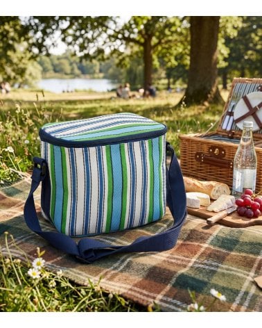 Bolsa Isotérmica a Rayas de Plástico
