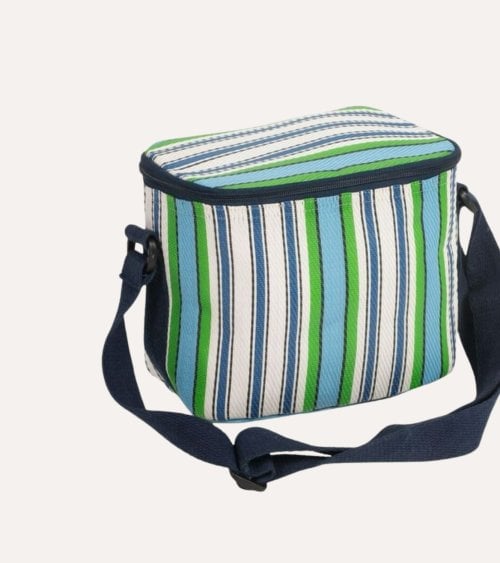 Bolsa Isotérmica a Rayas de Plástico
