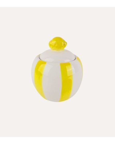Azucarero Capri Estilo Limón de Cerámica