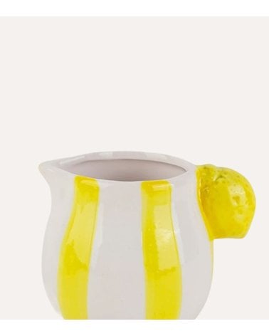 Lechera Capri Estilo Limón de Cerámica